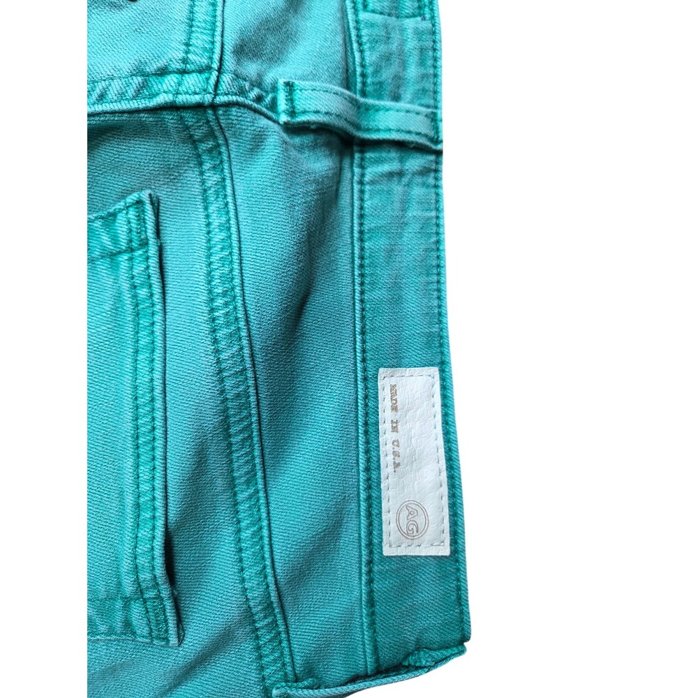 AG Adriano Goldschmied The Still Teal Skinny Jeans Women 24R Made in USA - Picture 13 of 13